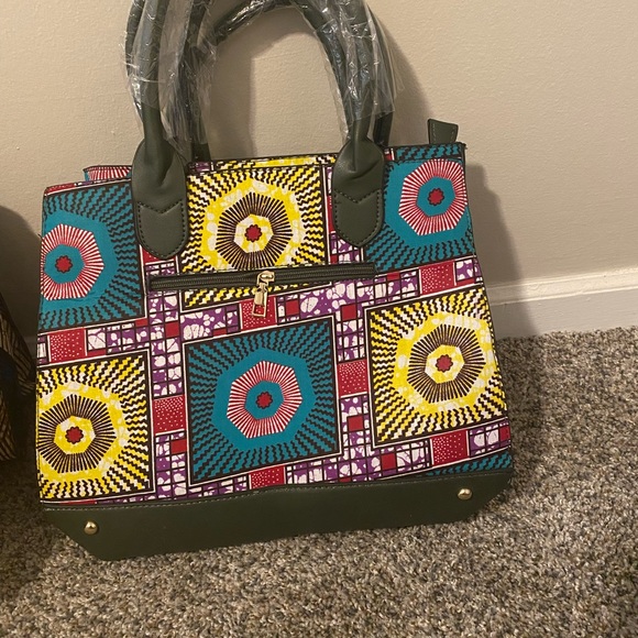 African fabric bag - Picture 2 of 3